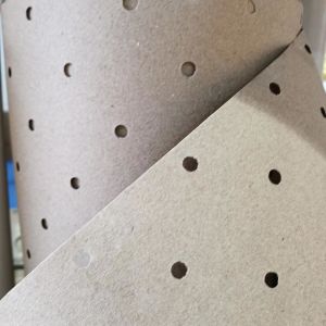Customized Perforated Kraft Paper Square Round Rectangle Shape