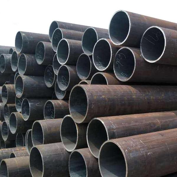 Buy Oiled Welded Steel Pipe Round Low Carbon Steel Tubing 1200mm Diameter at wholesale prices