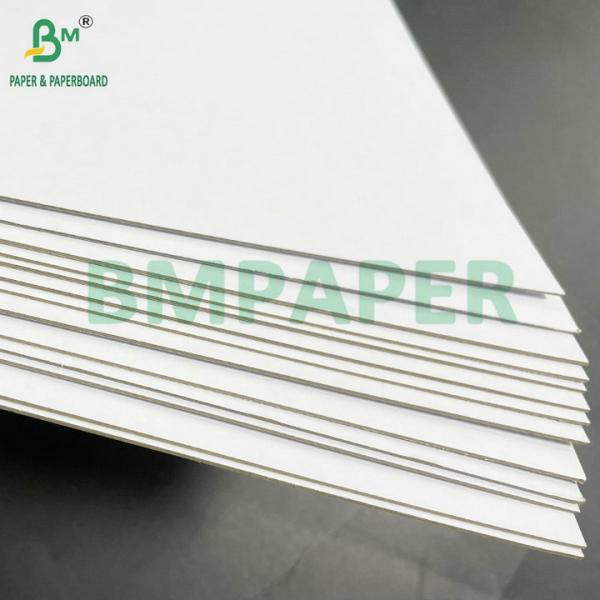 Strong Rigidity 1mm 1.5mm White Top White Back Laminated Hard Cardboard 