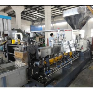 PET bottle flakes granulating machine / PET pelletizer with vacuum system