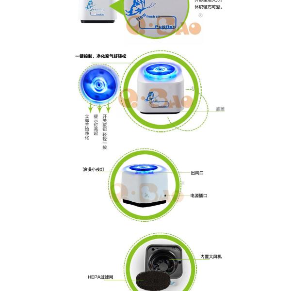 Air purifier，Air Purifier with HEPA filter home air purifier，Air Purifying