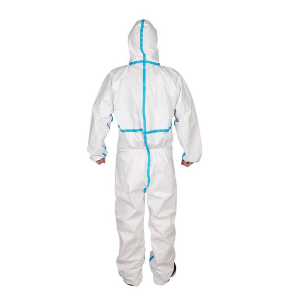 Non Woven Fabric Anti Static Dust Proof Protective Suit Operation Gown Lab Coat