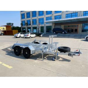 ATM 4000kg Plant Trailers Agricultural Small Excavator Trailer Silver