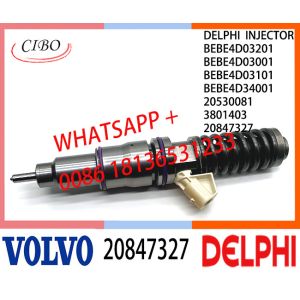 Common Fuel Diesel Injector 20847327 BEBE4D03201 20530081 BEBE4D03001 3801403