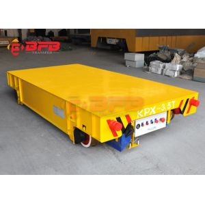 20m/Min Q235 Mould Flatbed Trailer Rail Transfer Cart