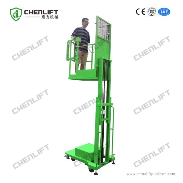 4m 300kg Fully Electric Hydraulic Order Picker With CE Certified