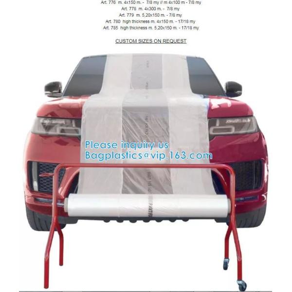 Automotive Spray Protective Car Painting Masking Paper Film - ELECTROSTATIC -