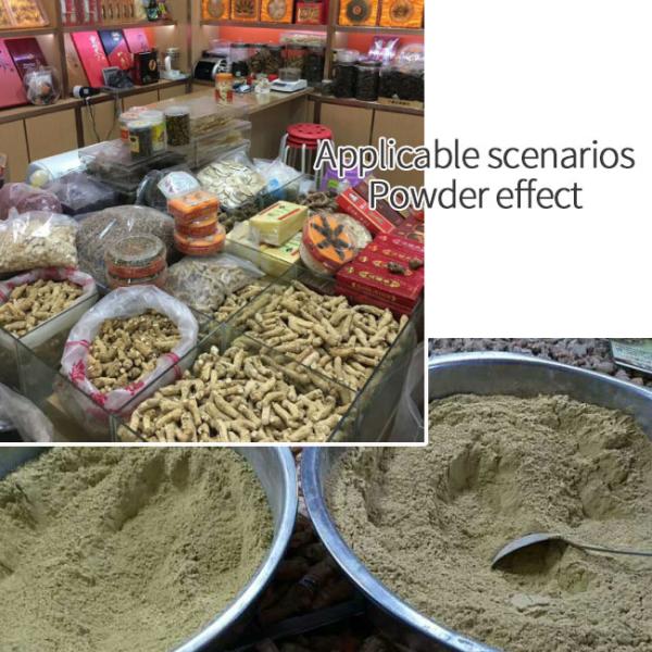 Electric Herb Grinder Machine 3300W Minerals Dual Chamber Herb Crusher Machine