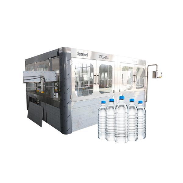 Buy 500ml Complete Mineral Water PET Bottle Filling Machine 5000BPH at wholesale prices