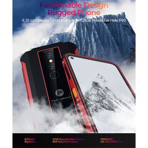 P2 CDMA Rugged 5g Phones RAM 6100mAh 8GB+ ROM 128GB
