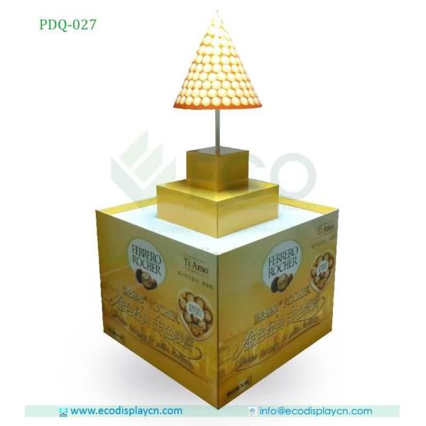 Chocolate Point Of Purchase Cardboard Display For Supermarket