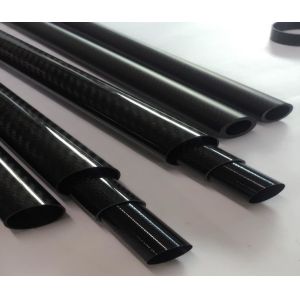 3K Twill Plain Carbon Fiber Round Tube High Strength Carbon Fiber Pipe