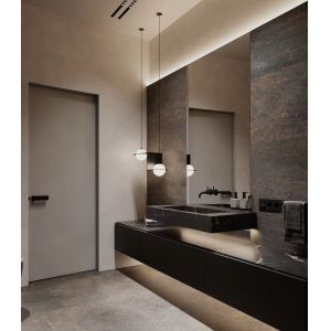 Rock Plate Luxury Hotel Furniture Ceramic Seamless Integrated Bathroom Basin