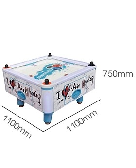 Kids Coin Pusher 4 Person Air Hockey Arcade Game Machine 50Hz 380W