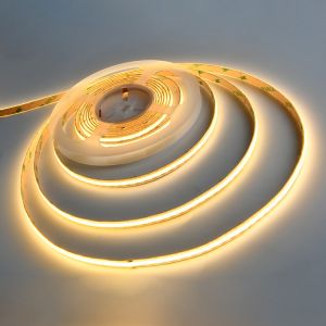 Quality 528led/m COB Led Strip Light DC12V 3000K IP20/IP65 Rated Uniform Lighting &amp; Spotless For Liner Lighting for sale