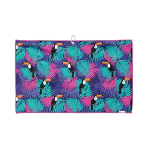 High Quality Custom Different Shape Microfiber Waffle Magnetic Golf Towels