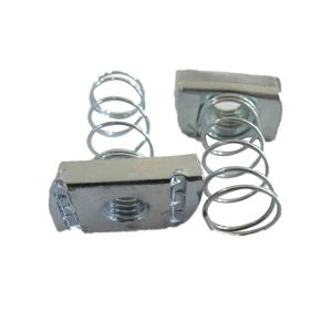 Hot Dip Galvanized Spring Loaded Wing Nut For Construction Channel Steel 1/2" 1