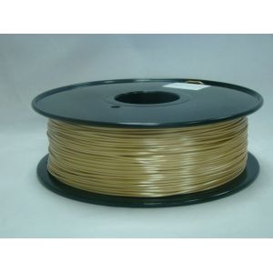 Polymer Composites 3D Printer Filament , 1.75mm / 3.0mm , Gold Colors. Like Silk