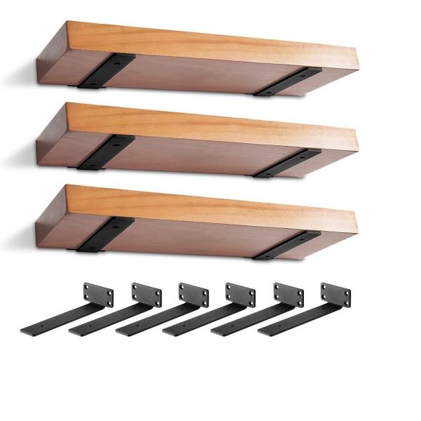 Buy 6 inch Heavy Duty Steel Shelf Brackets L-Shaped Wall Shelf Brackets Thickness 0.1-5mm at wholesale prices