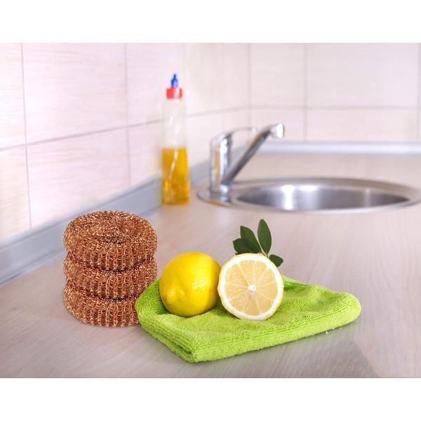 High Quality and Cheap Copper Plating Scourer/Copperized Steel Scrubber/cleaning Ball for Kitchen