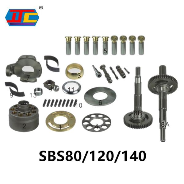 Buy SBS80 SBS120 SBS140 Excavator Hydraulic Pump Parts , 325C  Pump Parts at wholesale prices