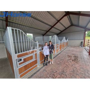 Equine Galvanized European Horse Stalls Bamboo Horse Stable