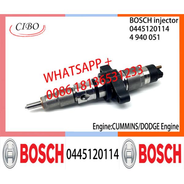 BOSCH 0445120114 4940051 Neutral Fuel Injector Assembly 0445120114 4940051 For CUMMINS/DODGE