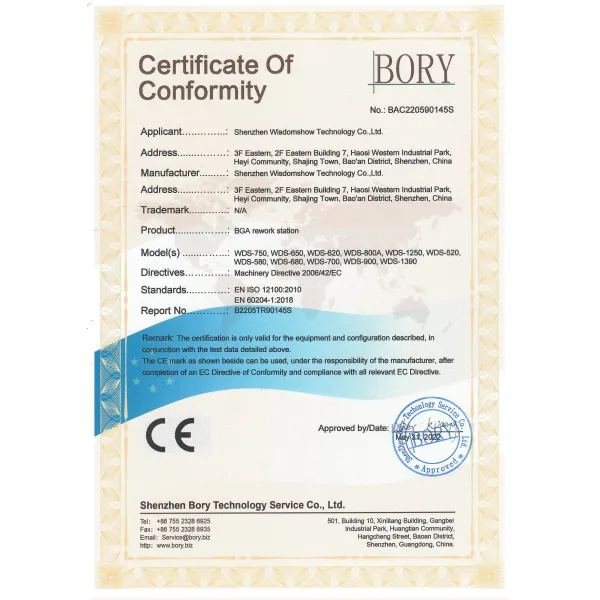 High Precision BGA Repair SMD Rework Station Welding Machine