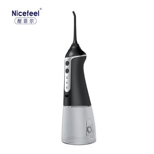 Black 5W Nicefeel Water Flosser 1400mAh Battery Super Long Endurance