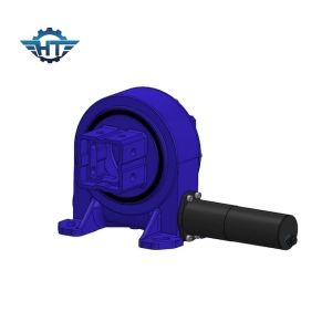 Vertical 9 Inches Solar Slew Drive With 24VDC Motor For Single Axis Tracking