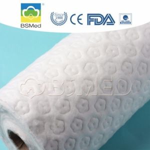 Medical Embossed 100 Cotton Gauze Roll 8% Max Humidity White Color