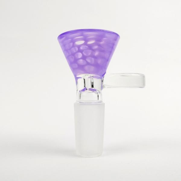 Colorful Glass Bongs Accessories Herb Dry Glass Slides 14mm Male For Smoking Tools