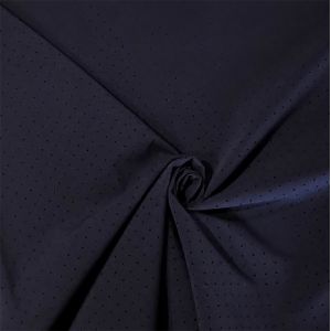 Patterned Twisted Polyester Spandex Fabric Breathable 50dx50d T400