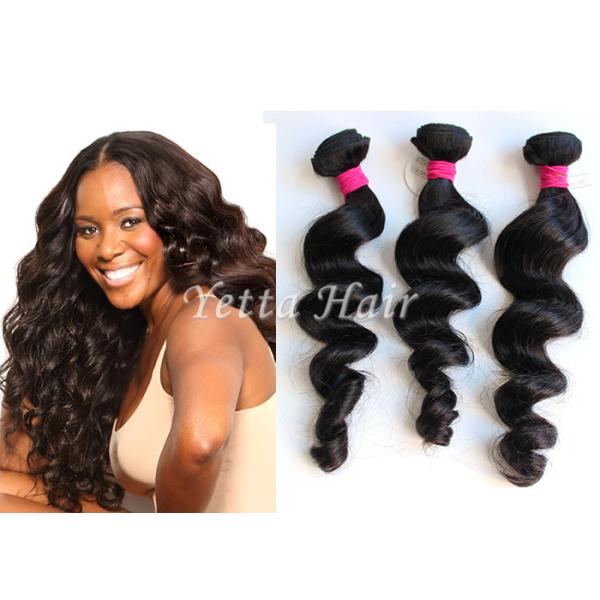 Buy Natural Wave Real Brazilian Human Hair , Grade 8A Virgin Hair Without Chemical at wholesale prices