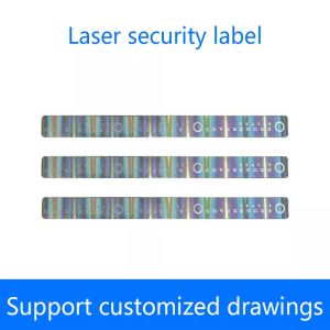 Custom Printing Security Tax Stamp Label Adhesive Laser Security Stickers