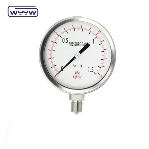 All Stainless Steel Olil Pressure Gauge(Glycerine/Silicone)