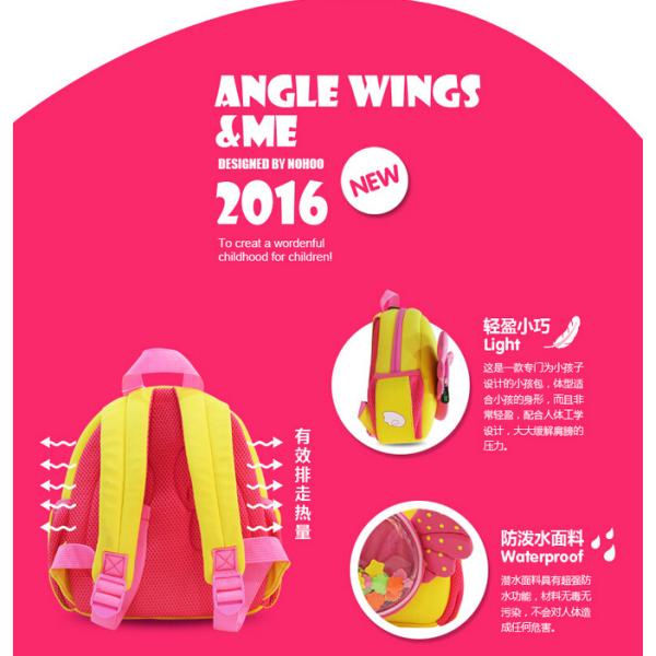 Personalized Book Bags For Toddlers ROHS / REACH / CPSIA Approved