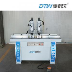 Quality 1.5kw Double Heads Plywood Drilling Machine Cabinet Door Hinge Drilling Machine for sale