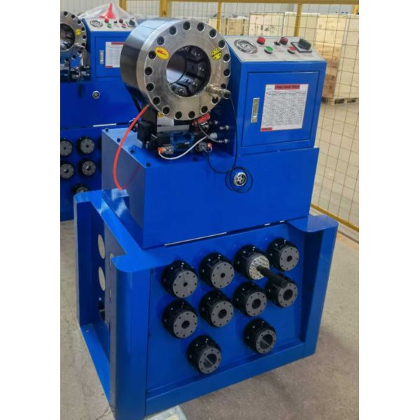 2 Inch Hydraulic Hose Crimping Machine with Fast Change Mould Tool and 10 Dies for Versatile Crimping