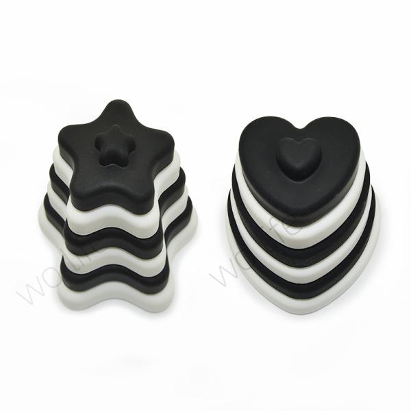 Buy BPA Free Silicone Stacking Nesting Circle Toy Squeeze Play at wholesale prices