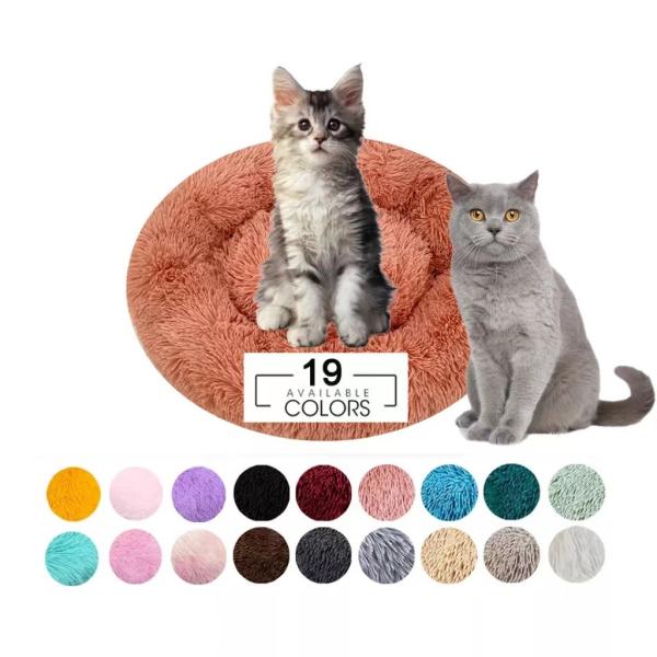 Wholesale Factory 50*50*4cm Warm Washable For Small Animal And Furry Round Pet