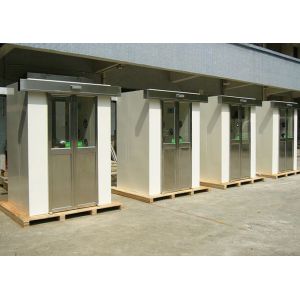 Customized Tunnel Three Side Blowing Cleanroom Air Shower With Stainless Steel