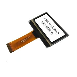 1.54'' 128x64 Pixels White Blue 24 Pin OLED Display I2C SPI Parallel Interface