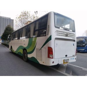 48 Seat Second Hand Shuttle Bus Ingles XMQ6118 Electric Coach Bus Cummins Engine