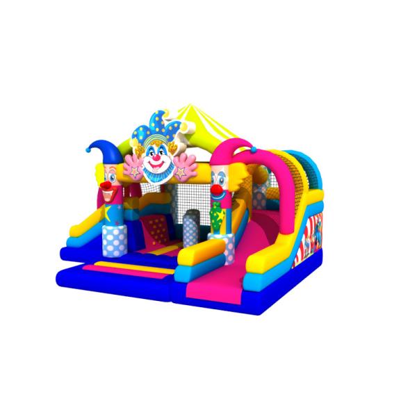 Buy Manufacturer Inflatable Bouncy House With Slide Clown Inflatable Combo at wholesale prices