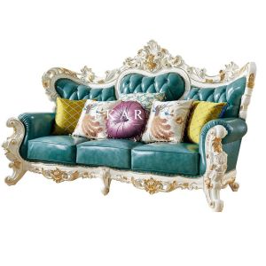 Antique Luxury Classic European Furniture Living Room Sofa Set