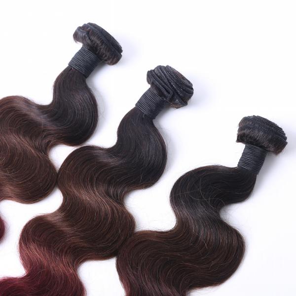 8-30 Inches 100% Human Hair Extension Ombre 3 Color Body Wave Brazilian Hair