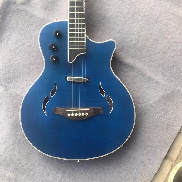 Grand factory custom quality six string electric guitar, blue personally welcome your patronage