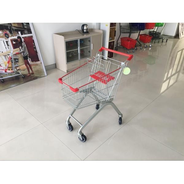 Buy European design 60L PPG Powder Steel commercial shopping cart For Supermarket at wholesale prices