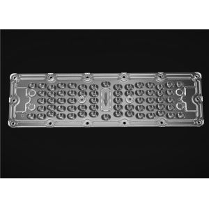 Rectangular Type LED Light Lens 64 In 1 80*150 Degree Lighting Angle With Heat